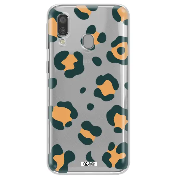 Toon Leopard Samsung A40 Clear TPU Case