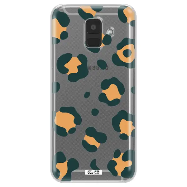 Toon Leopard Samsung A6 Clear TPU Case