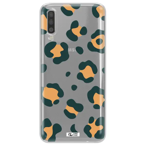 Toon Leopard Samsung A70S Clear Tpu Case