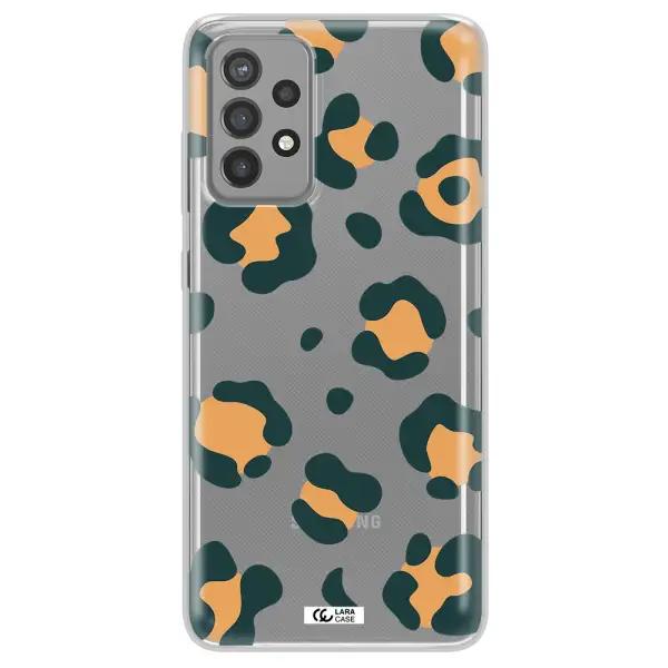 Toon Leopard Samsung A72 Clear TPU Case