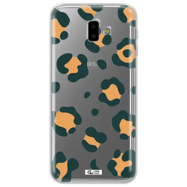 Toon Leopard Samsung J6 Plus Clear TPU Case