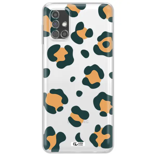 Toon Leopard Samsung M31S Clear TPU Case