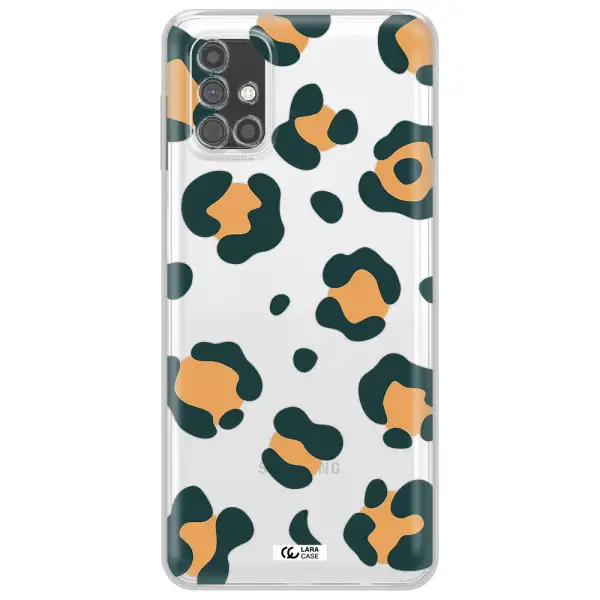 Toon Leopard Samsung M51 Clear TPU Case