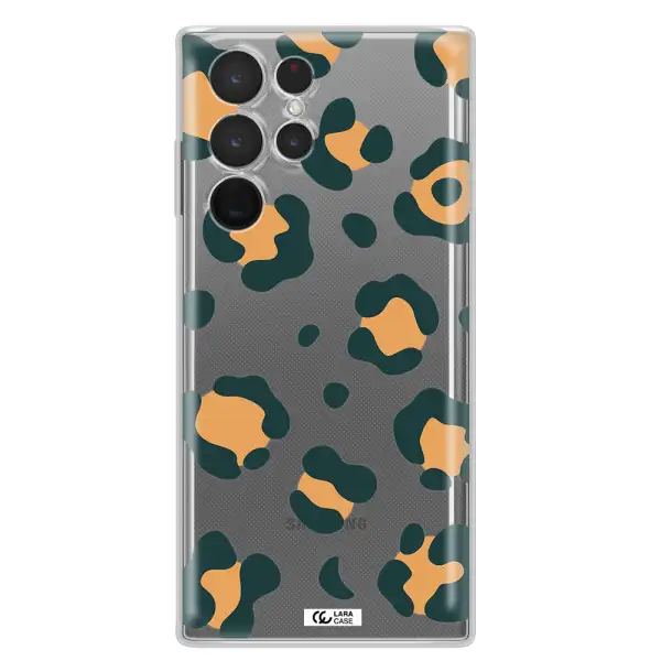 Toon Leopard Samsung S 22 Ultra Clear TPU Case