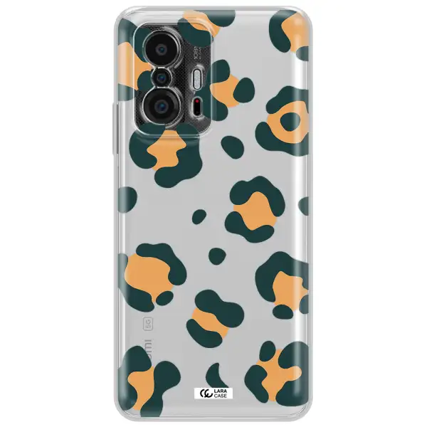 Toon Leopard Xiaomi 11T Clear Tpu Case
