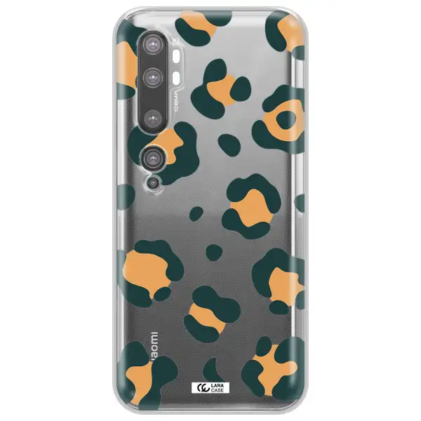 Toon Leopard Xiaomi Mi Note 10 Clear TPU Case
