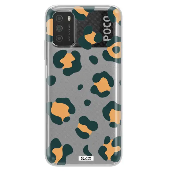 Toon Leopard Xiaomi Poco M3 Clear TPU Case