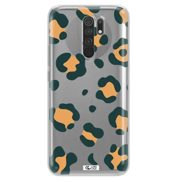 Toon Leopard Xiaomi Redmi 9 Clear TPU Case