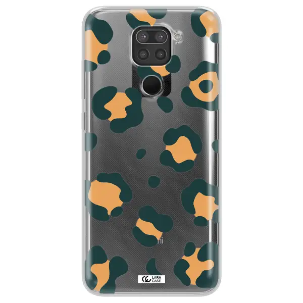 Toon Leopard Xiaomi Redmi Note 9 Clear TPU Case