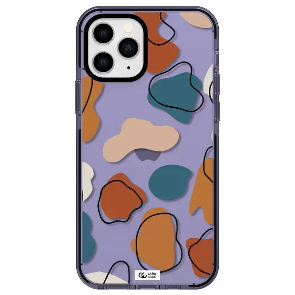 Boho Art Apple iPhone 11 pro impact Lilac Case