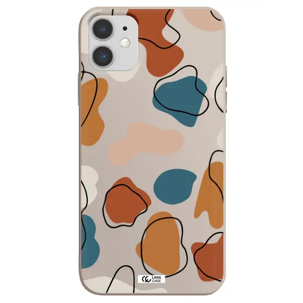 Boho Art Apple iPhone 11 Silicone Stone Case