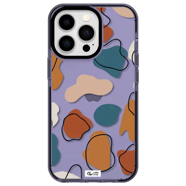 Boho Art Apple iPhone 13 Pro impact Lilac Case