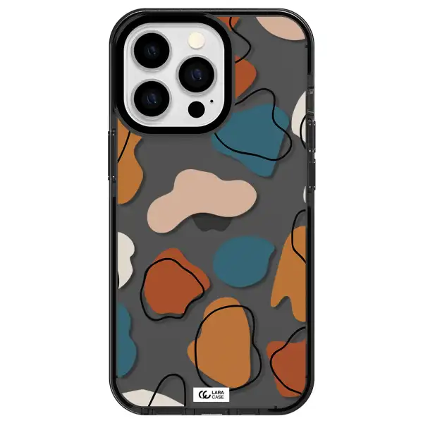 Boho Art Apple iPhone 13 Pro impact Smoke Black Case