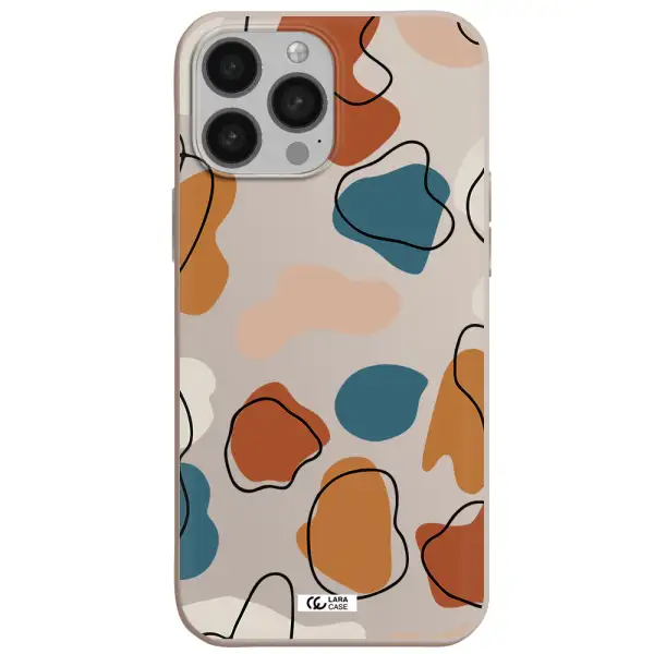 Boho Art Apple iPhone 13 Pro Max Silicone Stone Case