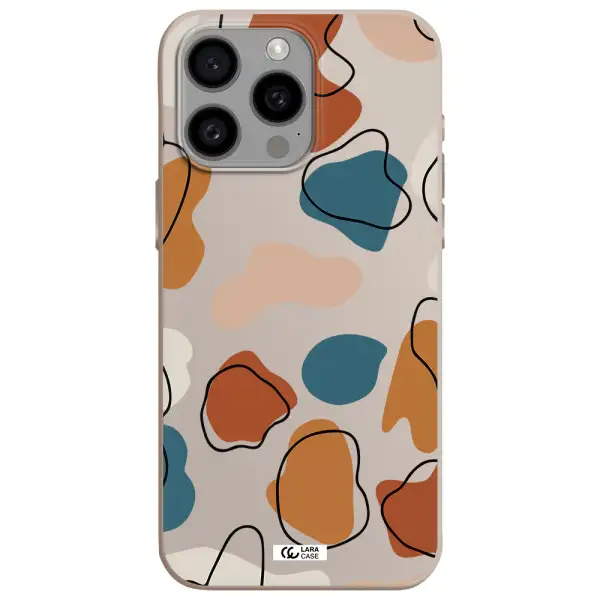 Boho Art Apple Iphone 15 Pro max Silicone Stone Case