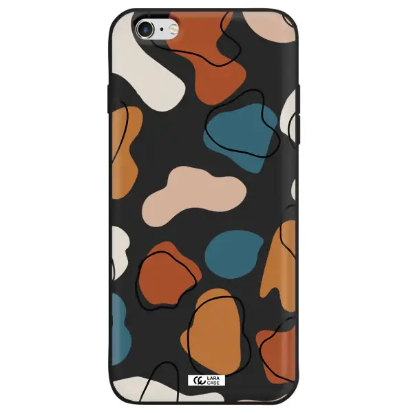 Boho Art Apple iPhone 6 plus Silicone black Case