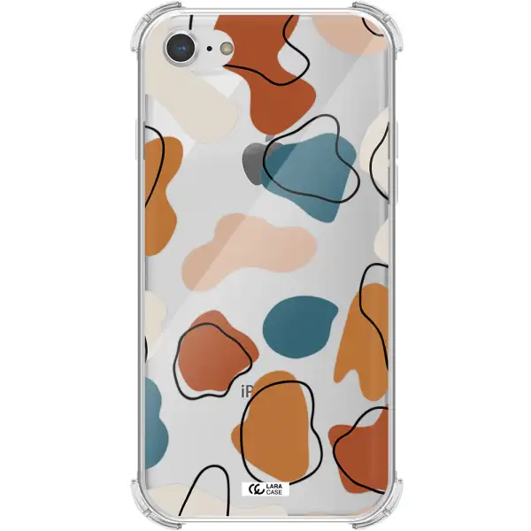Boho Art Apple iPhone 8 Clear PC Case