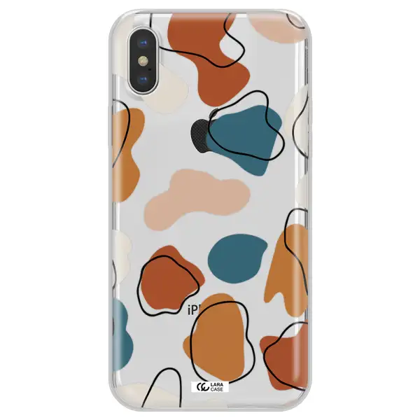 Boho Art Apple iPhone X Clear TPU Case
