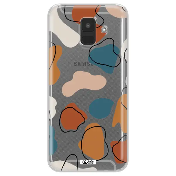 Boho Art Samsung A6 Clear TPU Case