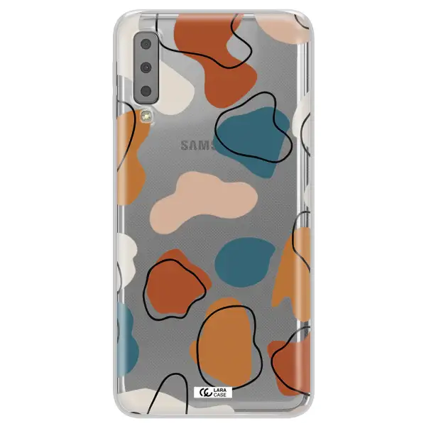 Boho Art Samsung A7 2018 Clear TPU Case