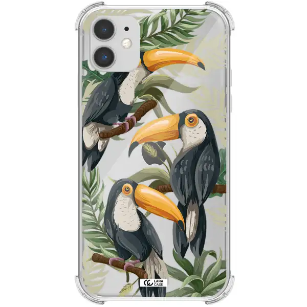 Tropical Bird Apple iPhone 11 Clear PC Case