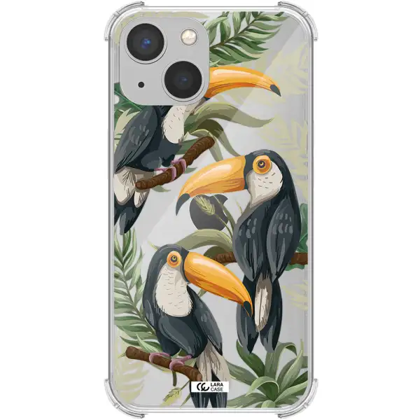 Tropical Bird Apple iPhone 13 mini Clear PC Case