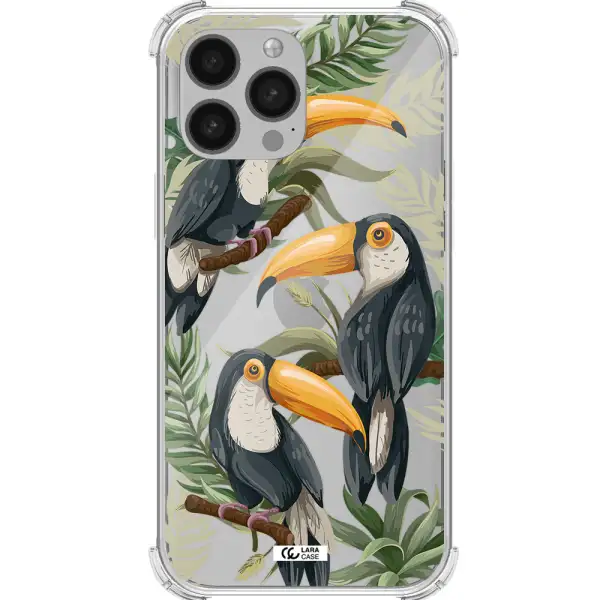 Tropical Bird Apple iPhone 13 Pro Max Clear PC Case