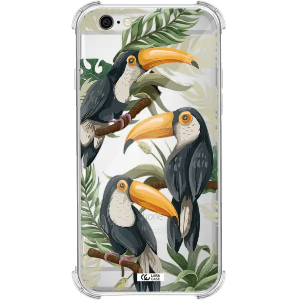 Tropical Bird Apple iPhone 6 Clear PC Case