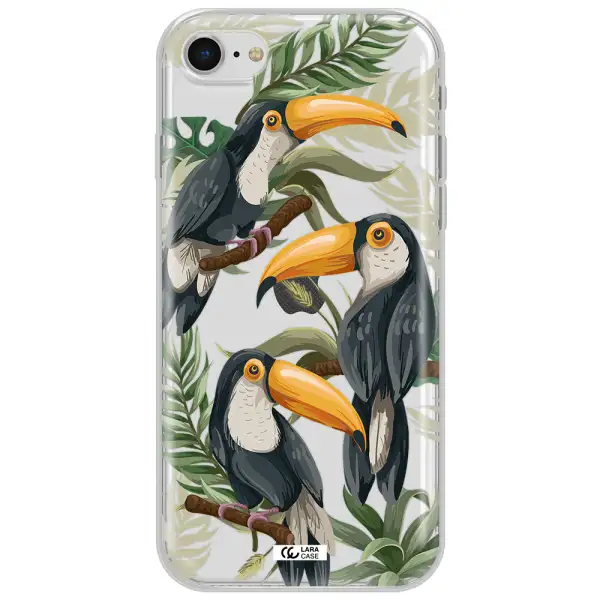 Tropical Bird Apple Iphone Se 2020 Clear Tpu Case