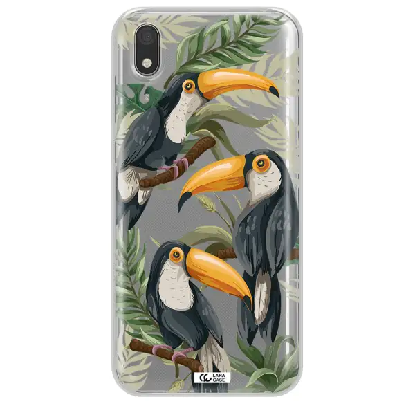 Tropical Bird Huawei Honor 8S Clear TPU Case