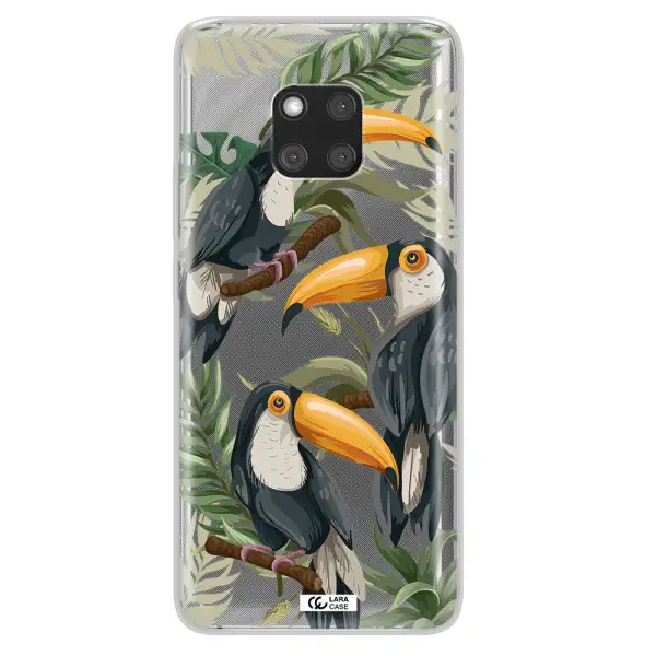 Tropical Bird Huawei Mate 20 Pro Clear TPU Case