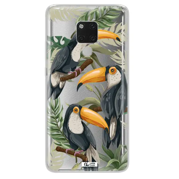 Tropical Bird Huawei Mate 20X Clear TPU Case