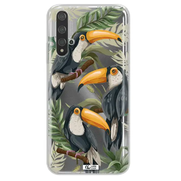 Tropical Bird Huawei Nova 5t Clear TPU Case