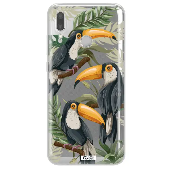 Tropical Bird Huawei P Smart 2019 Clear TPU Case