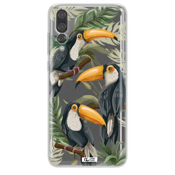 Tropical Bird Huawei P20 Pro Clear TPU Case