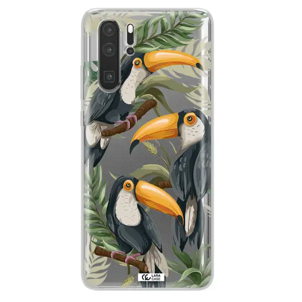 Tropical Bird Huawei P30 Pro Clear TPU Case