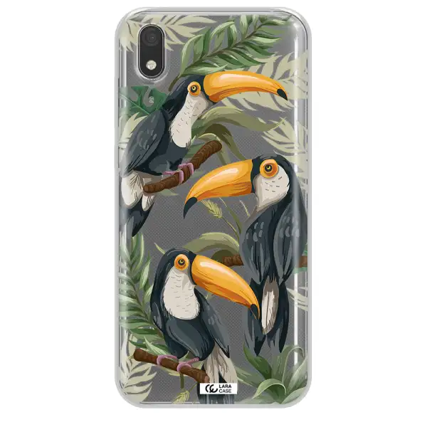 Tropical Bird Huawei Y5 2019 Clear TPU Case