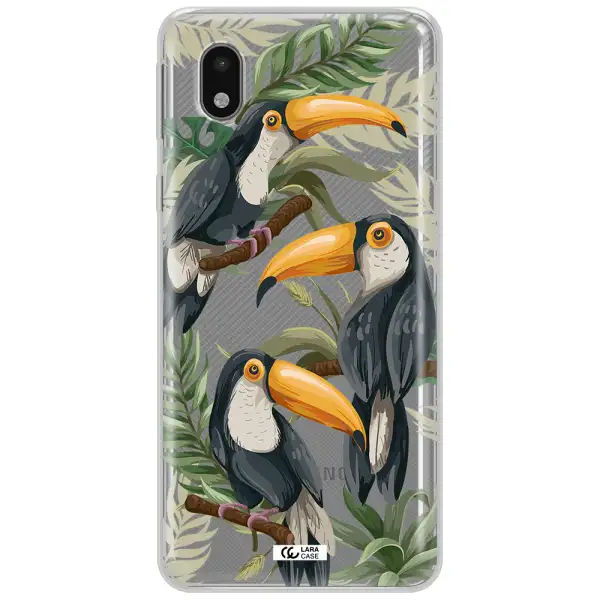 Tropical Bird Samsung A01 Core Clear Tpu Case
