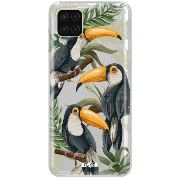 Tropical Bird Samsung A12 4g Clear TPU Case