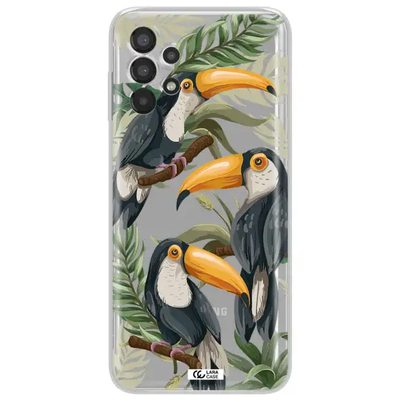 Tropical Bird Samsung A13 Clear TPU Case