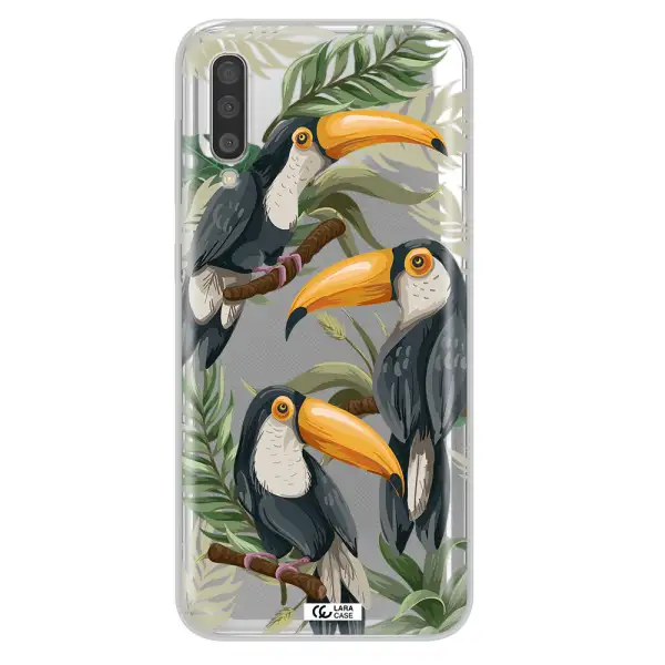 Tropical Bird Samsung A50S Clear Tpu Case