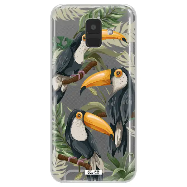 Tropical Bird Samsung A6 Clear TPU Case