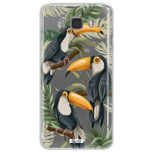 Tropical Bird Samsung J7 2016 Clear TPU Case