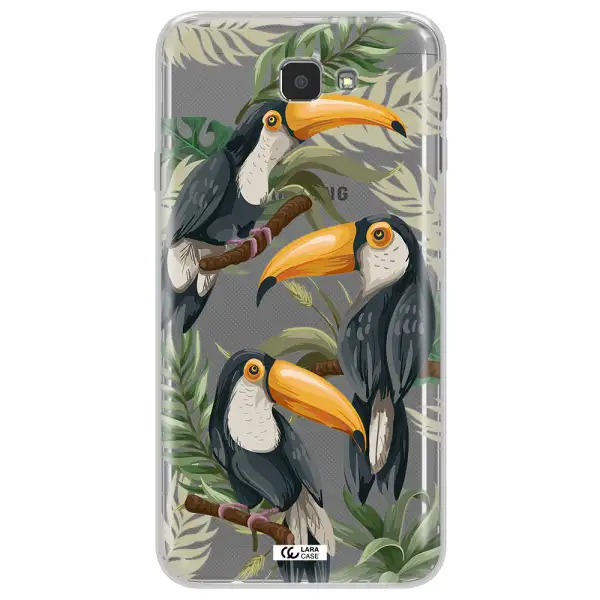Tropical Bird Samsung J7 Prim Clear TPU Case