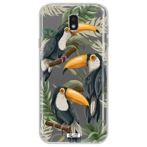 Tropical Bird Samsung J7 Pro Clear TPU Case