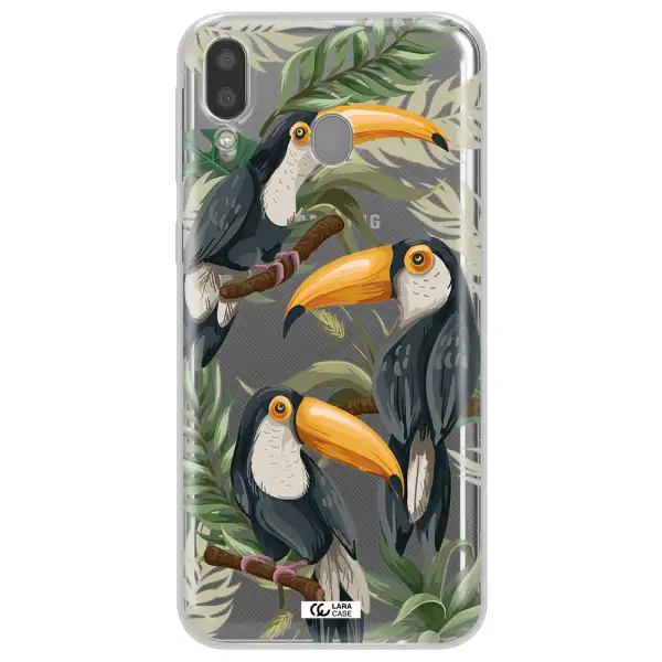 Tropical Bird Samsung M20 Clear TPU Case