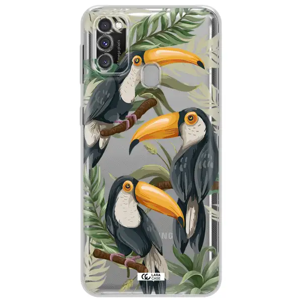 Tropical Bird Samsung M30S Clear TPU Case