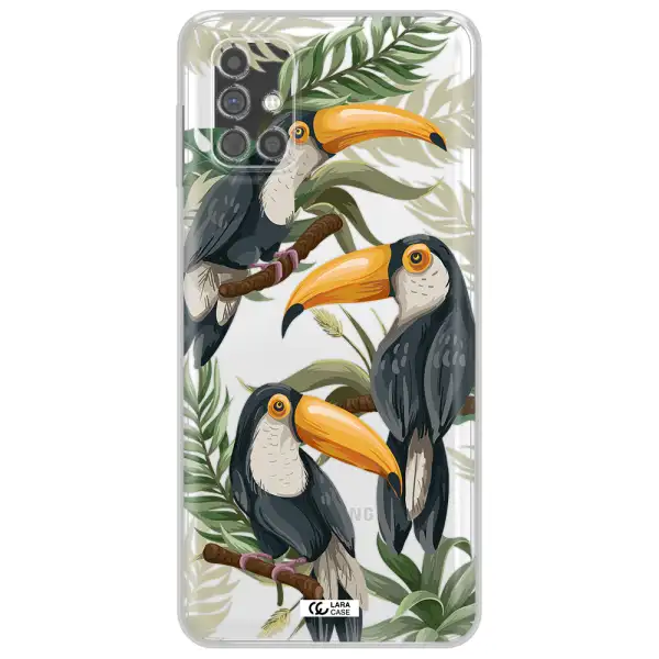 Tropical Bird Samsung M31S Clear TPU Case