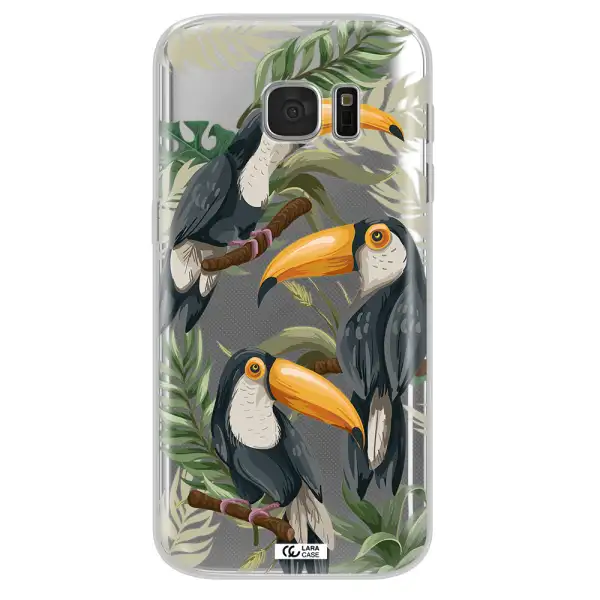 Tropical Bird Samsung S 7 Clear TPU Case