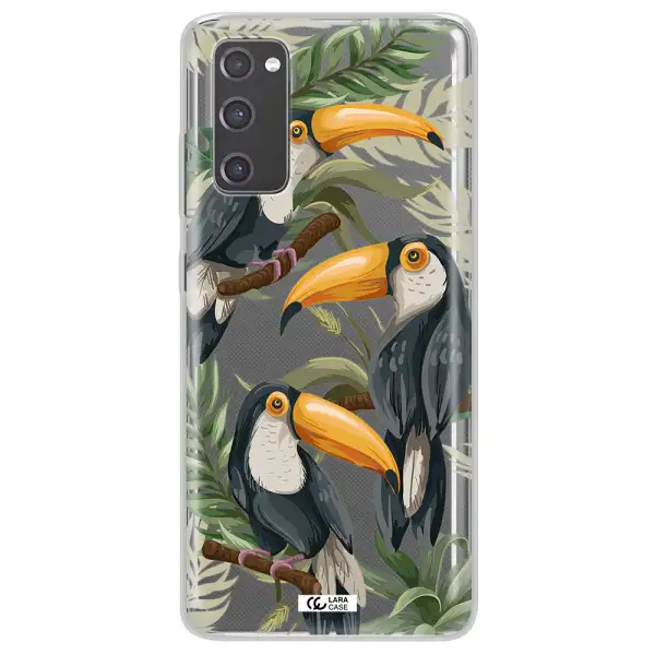 Tropical Bird Samsung S20 Fe Clear TPU Case